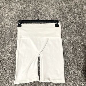 White biker shorts from Bozzolo